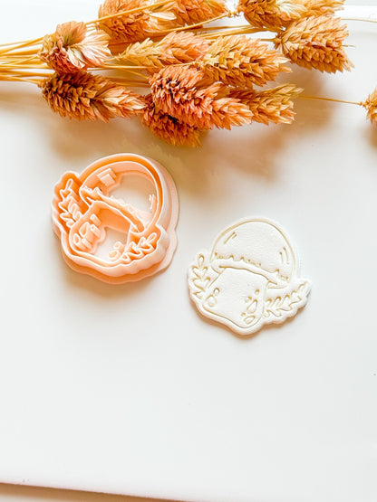 Mushroom Clay Earring Cutter: Whimsical Fairycore Toadstool Tool