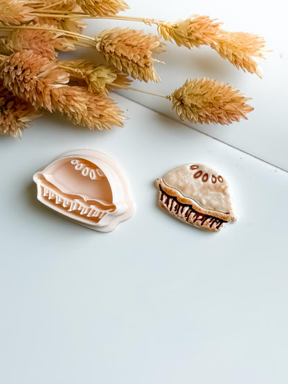 Mini Pie Polymer Clay Cutter Set: Autumn Earrings, Charms, Studs