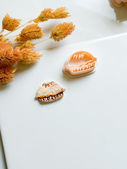 Mini Pie Polymer Clay Cutter Set: Autumn Earrings, Charms, Studs