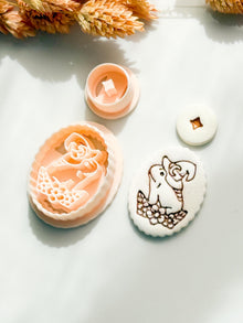 Floral Toad Polymer Clay Cutter Set: Whimsical Jewelry Making