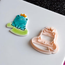 Frog Prince Polymer Clay Cutter: Fairy Tale Earrings, 5 Sizes