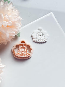 Kawaii Clown Face Clay Cutter, Circus Jewelry Mold