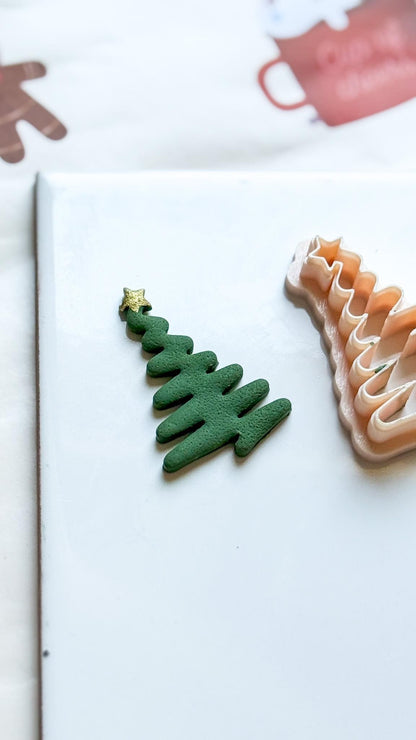 Christmas Tree Clay Cutter: Polymer Clay Jewelry & Ornament Making