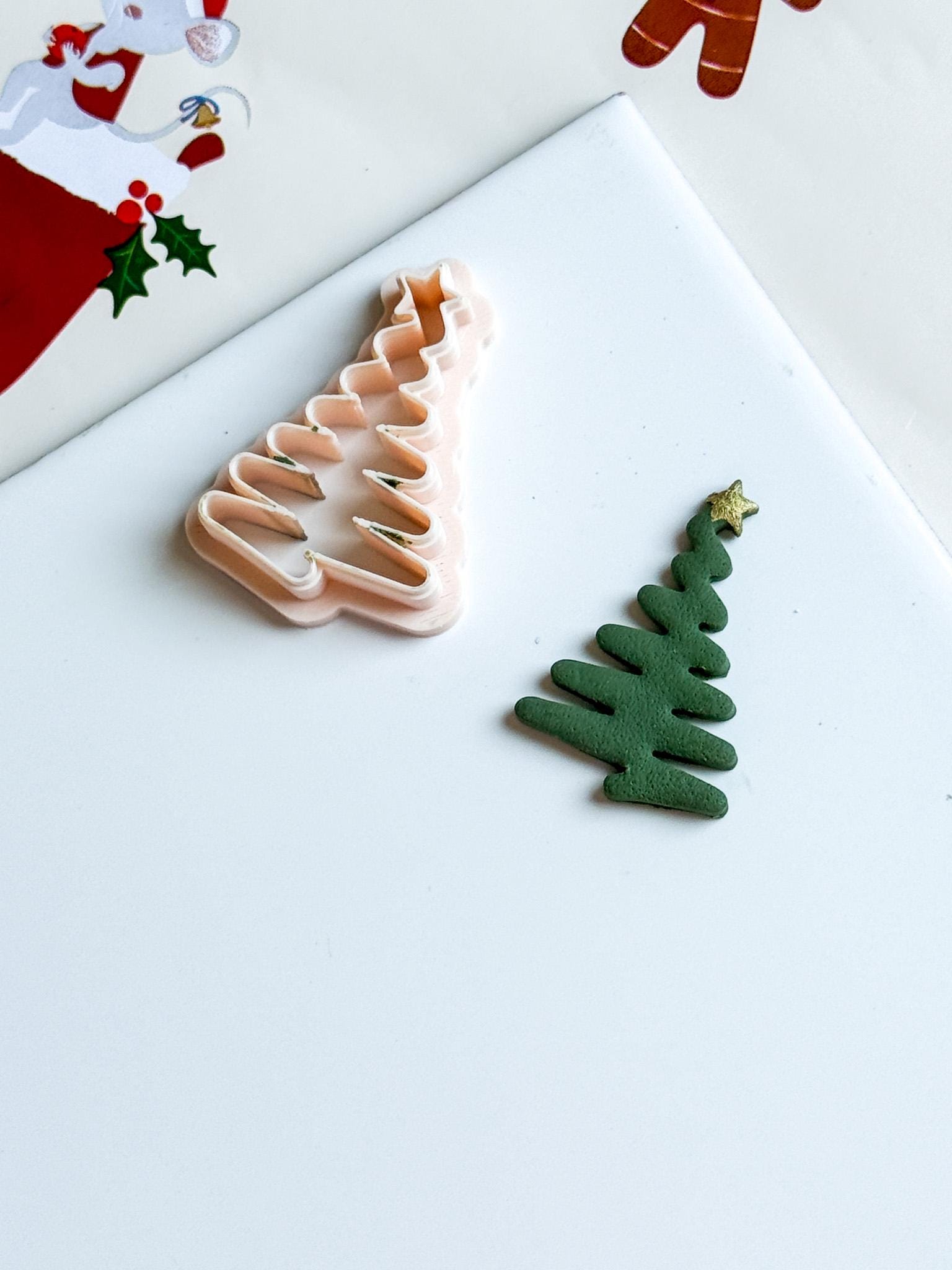 Christmas Tree Clay Cutter: Polymer Clay Jewelry & Ornament Making