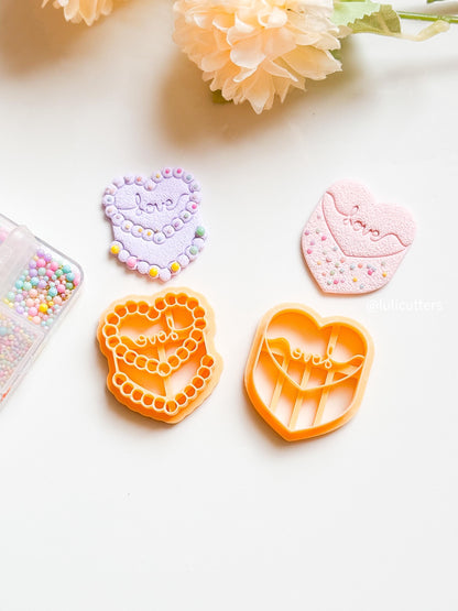 Love Heart Polymer Clay Cutter: Valentine Earrings & Jewelry Designs