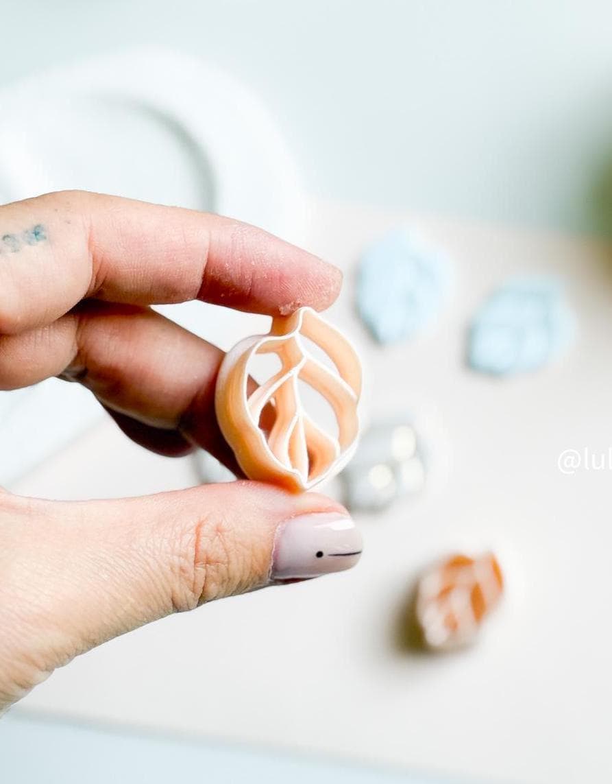 Leaf Polymer Clay Cutter Nature Inspired Earring Making Tool