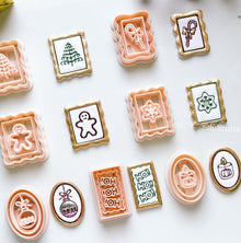 Christmas Polymer Clay Cutters: Gingerbread, Snowflake, Ornament