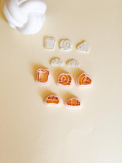 Bakery Bites Clay Cutter Set: Miniature Food Jewelry Molds