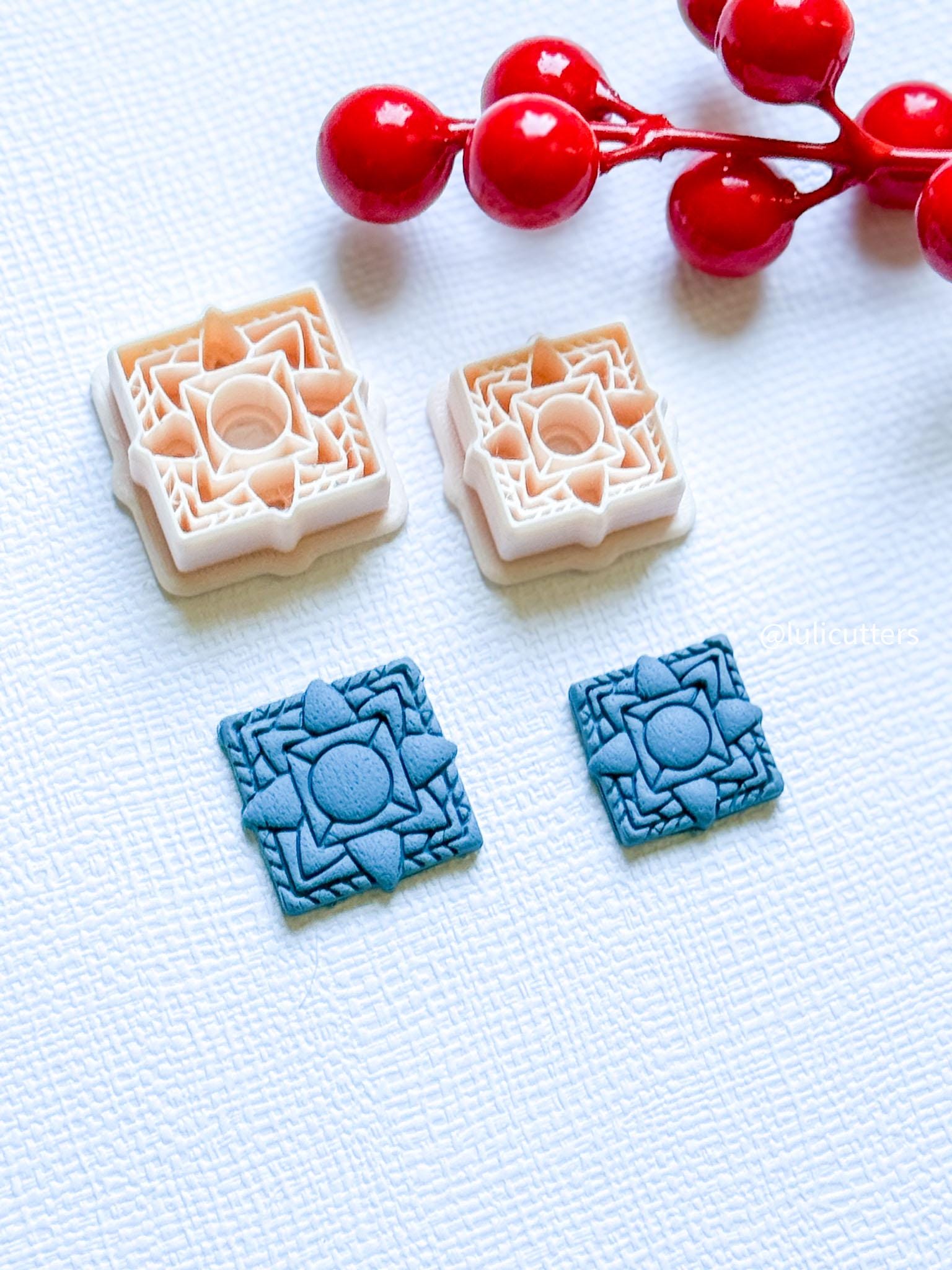 Geometric Star Polymer Clay Cutter Festive Jewelry Making Tool