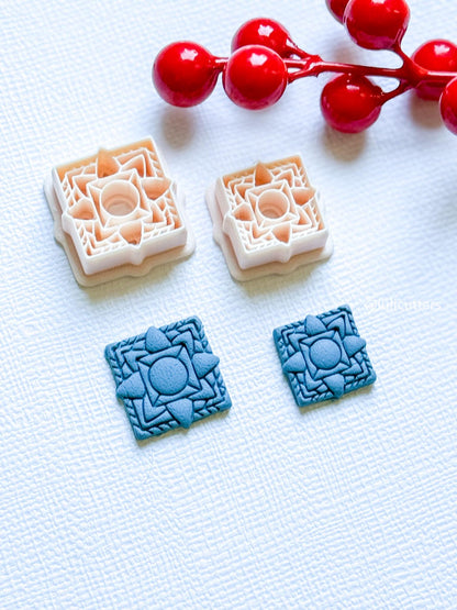 Geometric Star Polymer Clay Cutter Festive Jewelry Making Tool