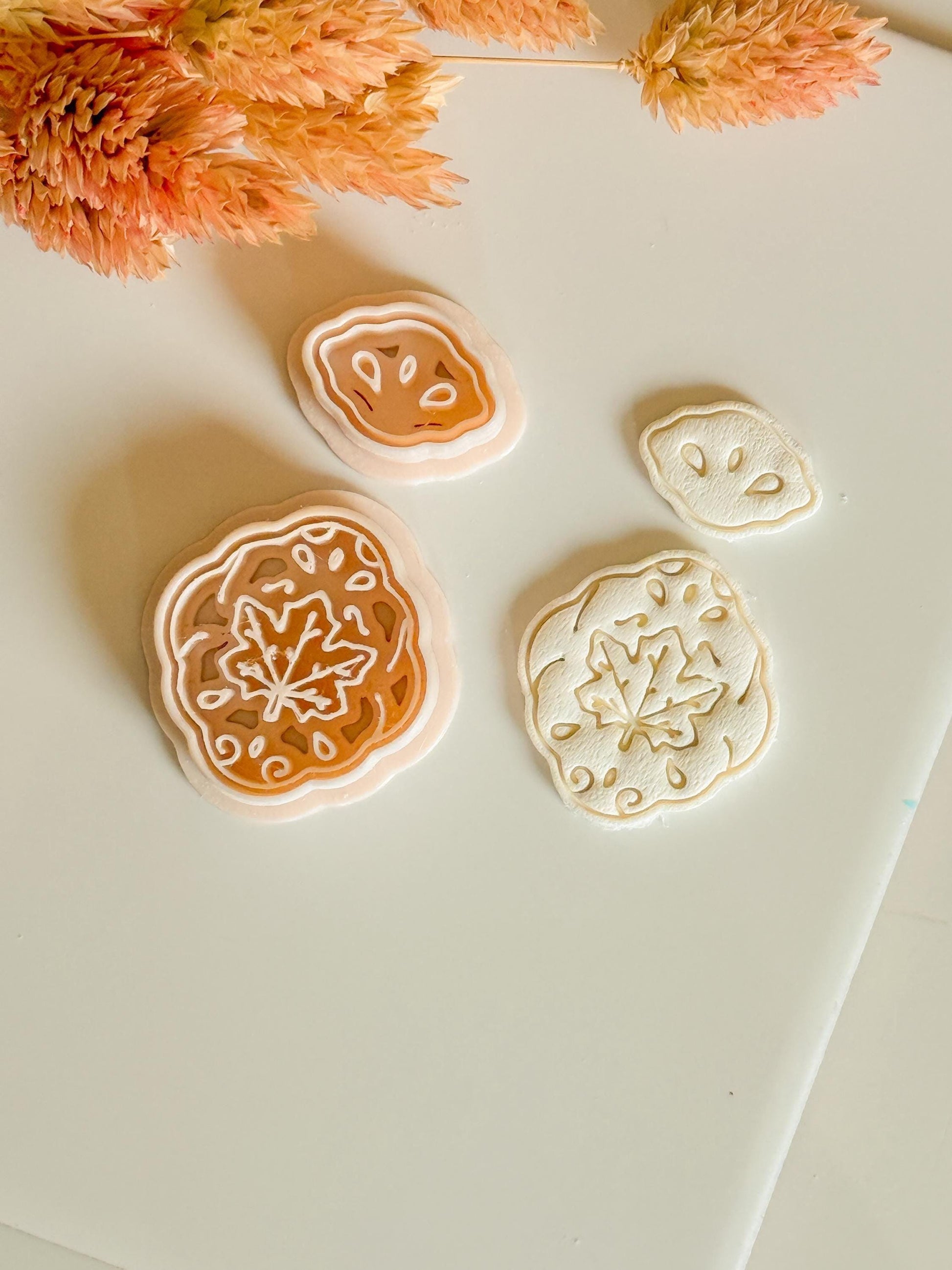 Maple Leaf Earring Cutter Set: Polymer Clay Autumn Jewelry Tools