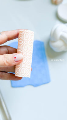 Geometric Mandala Texture Roller: Polymer Clay Imprints
