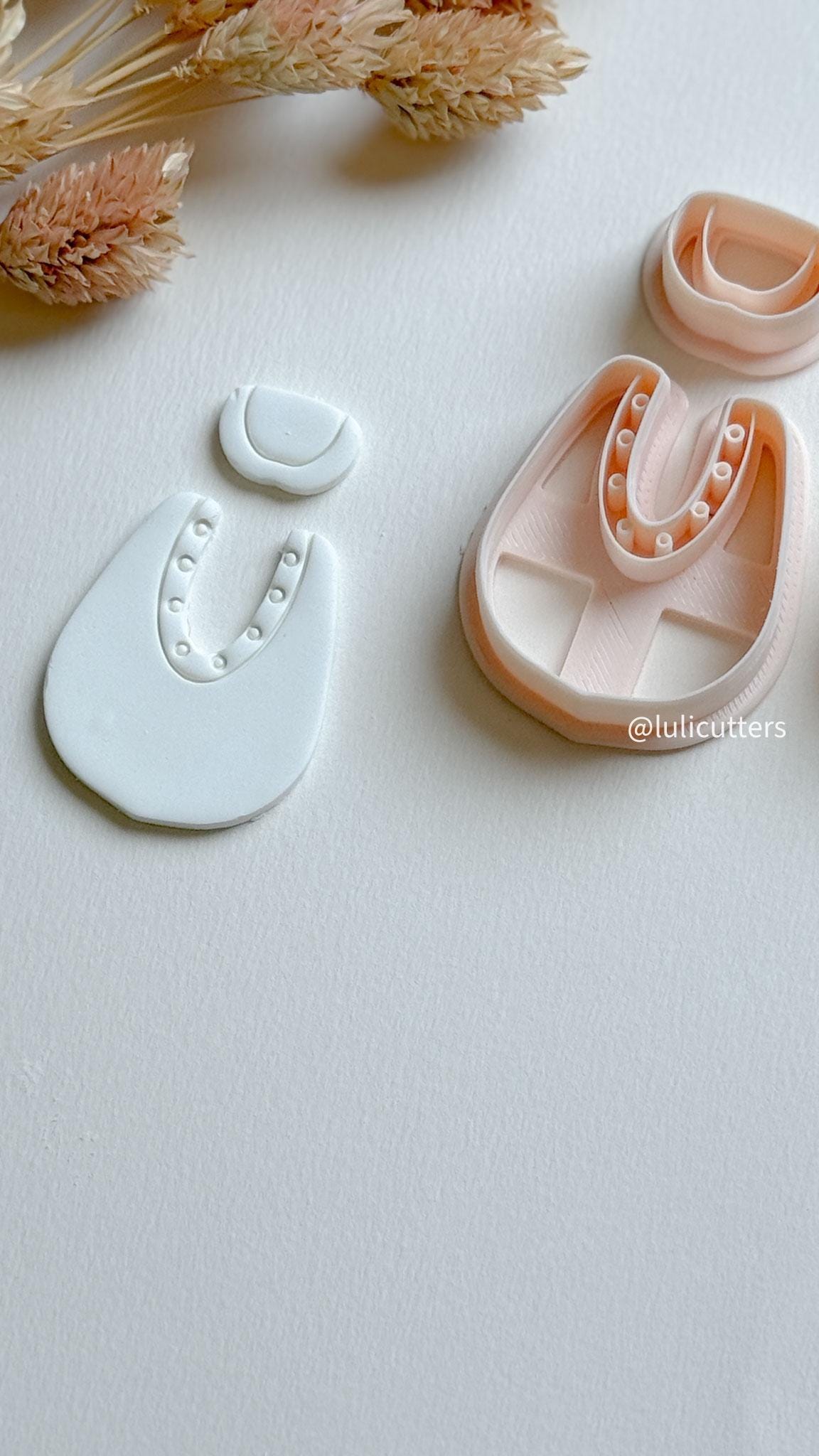 Modern Arch Clay Cutter Set: Geometric Polymer Clay Earring Molds