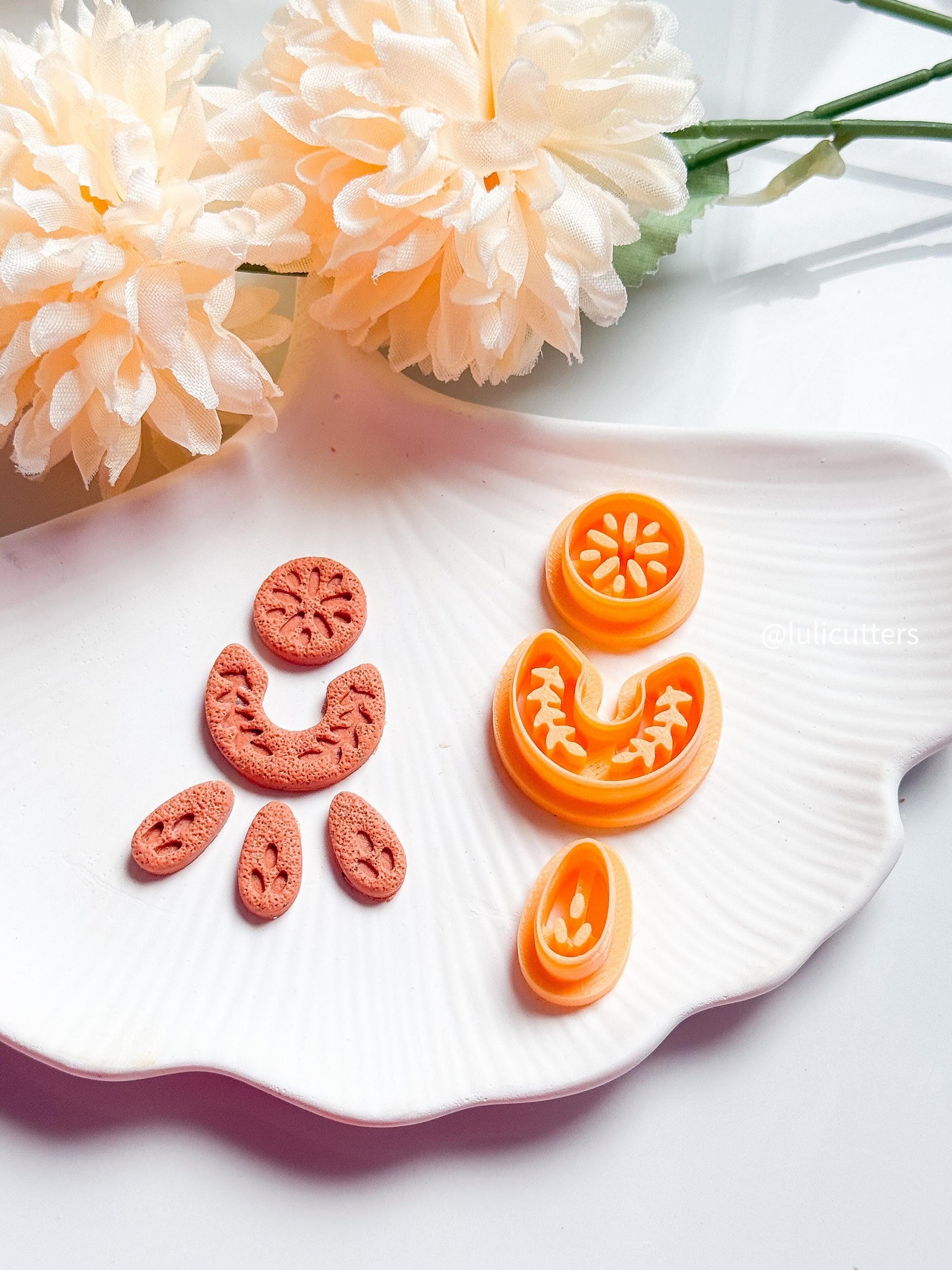 Ceramic Pattern Clay Earring Cutter: Textured Jewelry Making