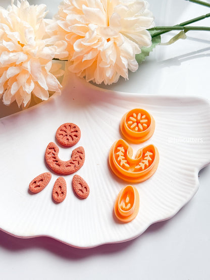 Ceramic Pattern Clay Earring Cutter: Textured Jewelry Making