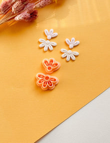 Flower Earring Cutter Set: Polymer Clay Floral Shapes, DIY Jewelry Making