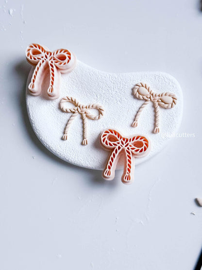 Rope Bow Clay Earring Cutter: Polymer Clay Jewelry Making