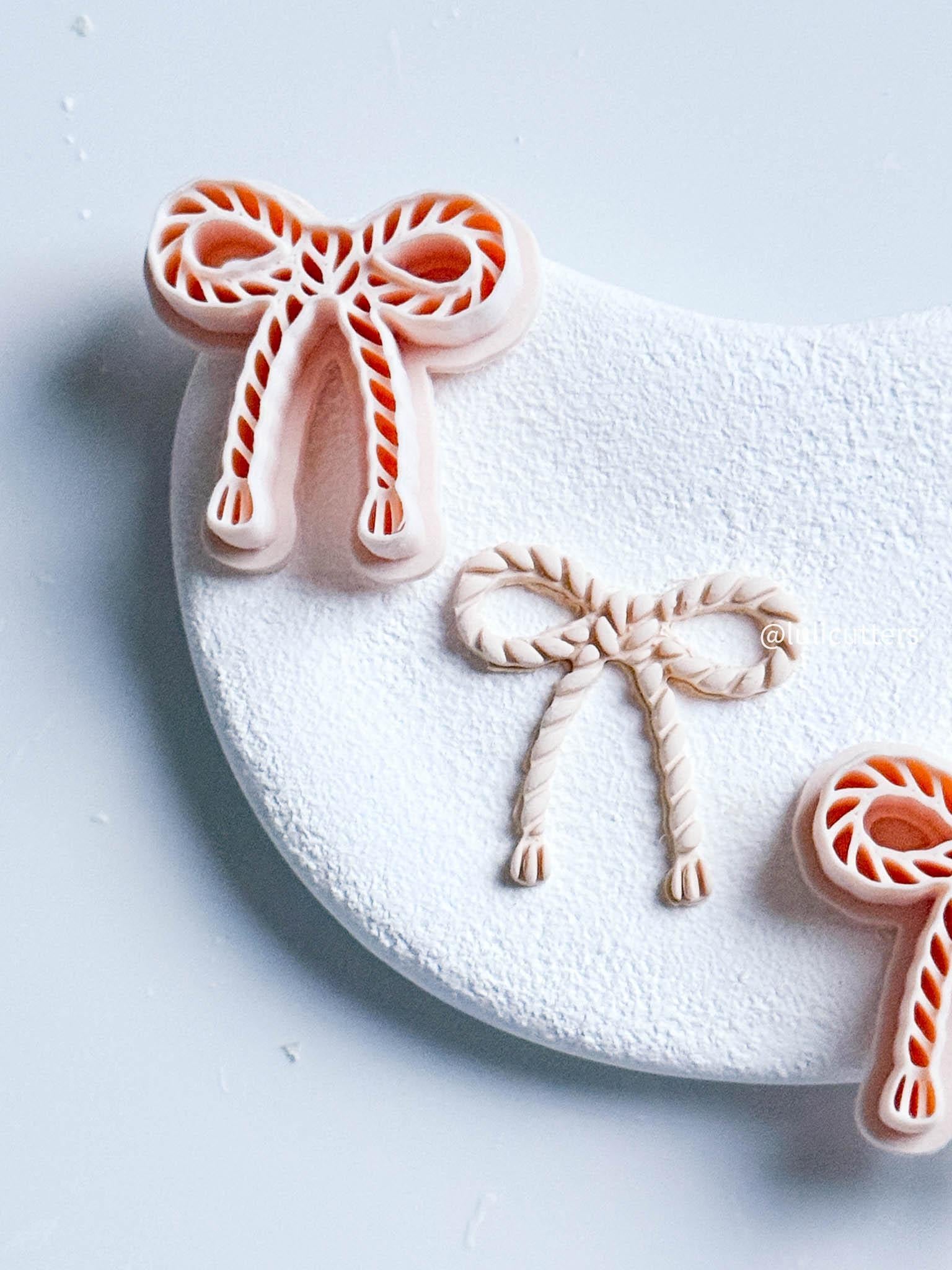 Rope Bow Clay Earring Cutter: Polymer Clay Jewelry Making