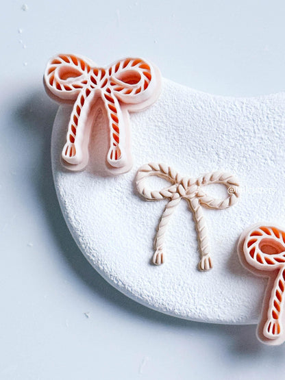 Rope Bow Clay Earring Cutter: Polymer Clay Jewelry Making