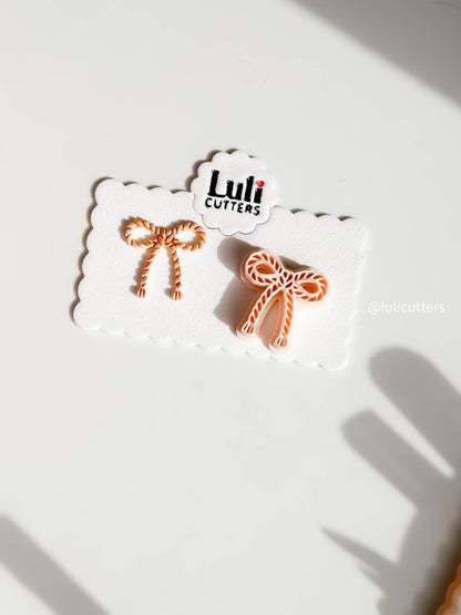 Rope Bow Clay Earring Cutter: Polymer Clay Jewelry Making
