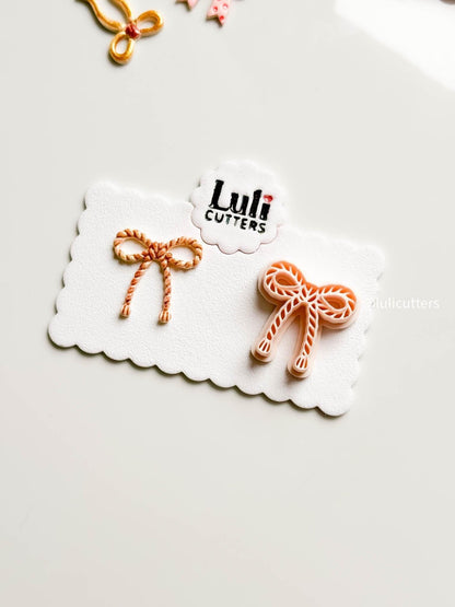 Rope Bow Clay Earring Cutter: Polymer Clay Jewelry Making