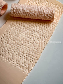 Hexagon Texture Roller: Geometric Pattern for Polymer Clay