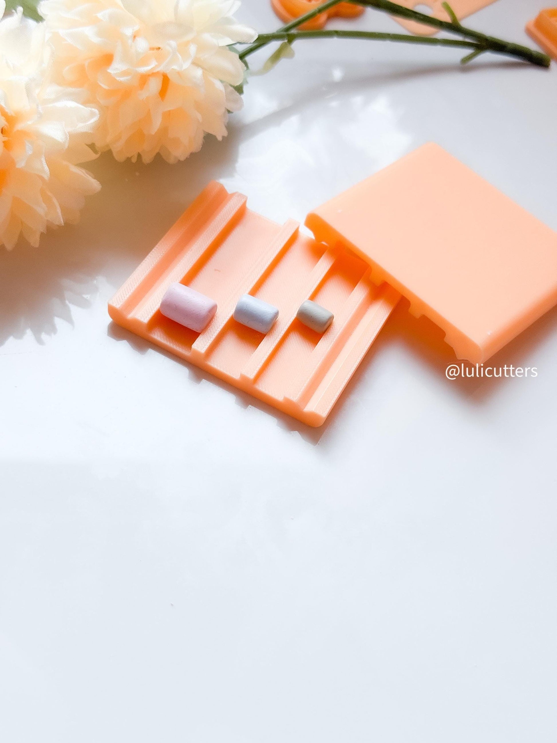 Cylinder Bead Maker: Polymer Clay Roller, 10mm 12mm 15mm Sizes