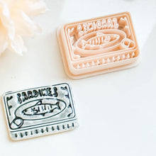 Sardine Tin Polymer Clay Cutter: Vintage Fish Can Design (40 mm)