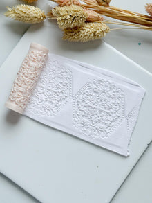 Ornamental Swirl Pattern Polymer Clay Roller Embossing Texture Tool