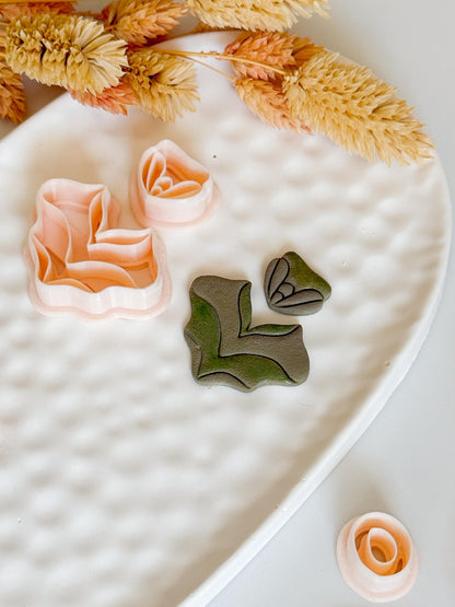 Floral Fan Clay Cutters: Polymer Clay Earring & Jewelry Making Tools
