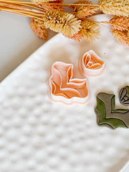 Floral Fan Clay Cutters: Polymer Clay Earring & Jewelry Making Tools