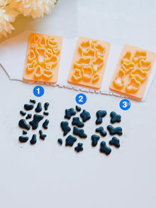 Cow Print Polymer Clay Cutter Animal Pattern Spot Shapes for Earrings, Jewelry, Crafts