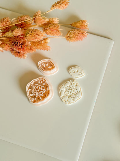 Maple Leaf Earring Cutter Set: Polymer Clay Autumn Jewelry Tools