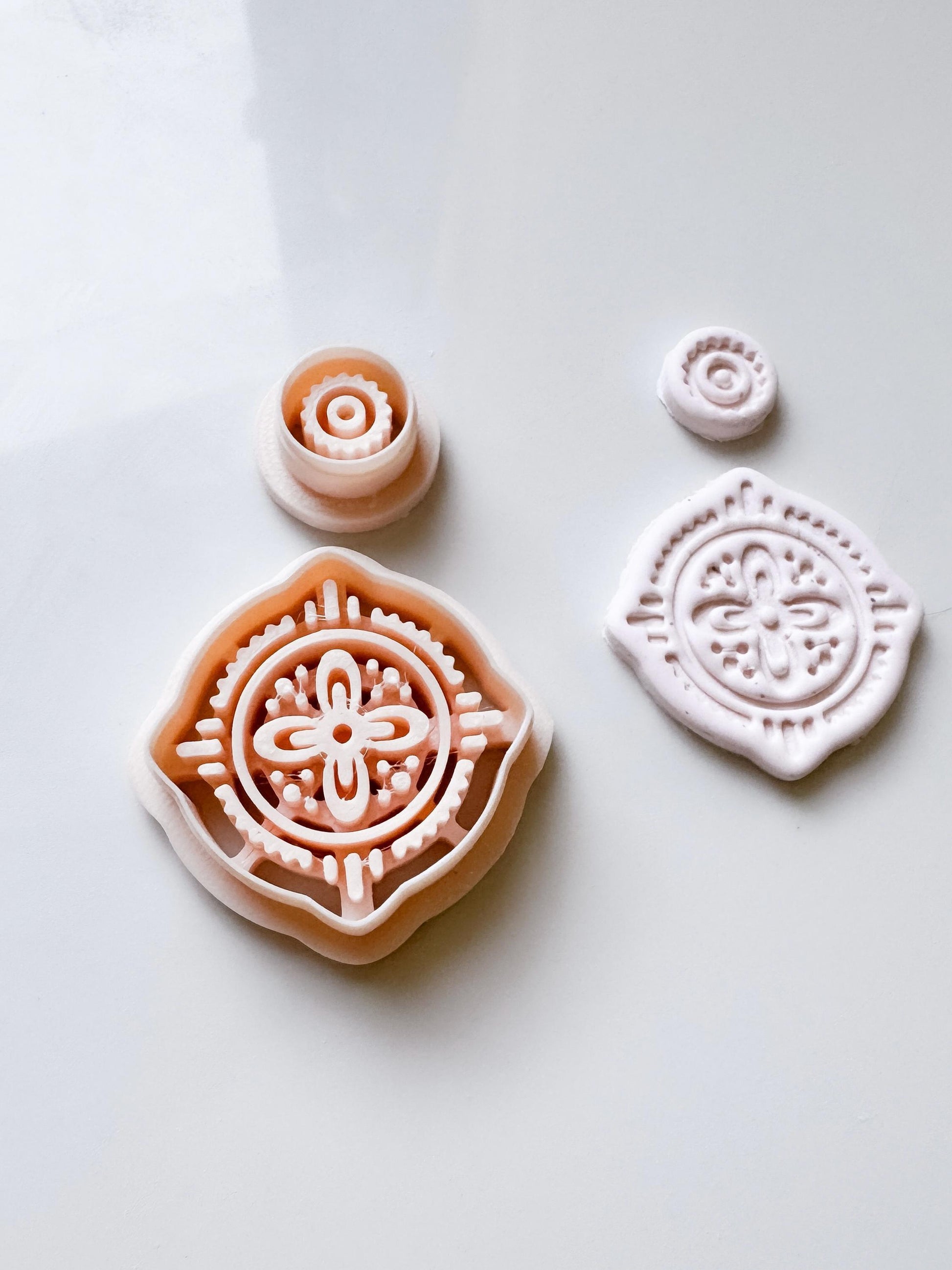 Ethnic Ceramic Pattern Earring Clay Cutter: Jewelry Making Tool