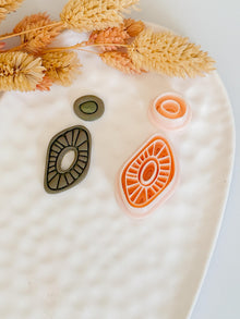 Sunburst Teardrop Clay Cutters: Geometric DIY Jewelry Making Tools