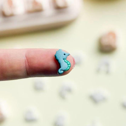 Ocean Micro Clay Cutter Set: 12 Sea Creatures, Mini Earrings & Charms