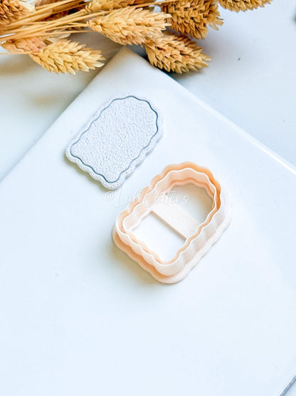 Scalloped Arch Clay Earring Cutter Set Wavy Edge Jewelry Tool