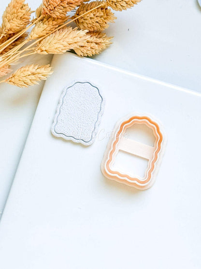 Scalloped Arch Clay Earring Cutter Set Wavy Edge Jewelry Tool