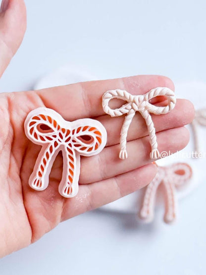 Rope Bow Clay Earring Cutter: Polymer Clay Jewelry Making