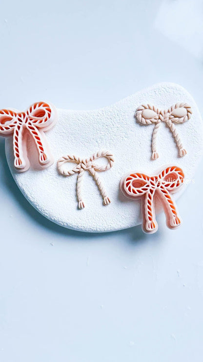 Rope Bow Clay Earring Cutter: Polymer Clay Jewelry Making