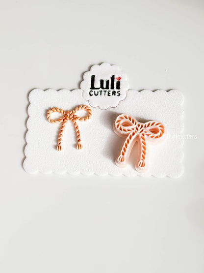 Rope Bow Clay Earring Cutter: Polymer Clay Jewelry Making