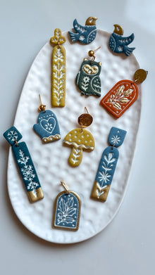 Snowflake Bar Polymer Clay Earring Cutter Christmas Dangle Earring Jewelry Tool