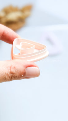 Basic Shapes - Rounded Triangle Clay Cutter Set: Geometric Polymer Clay Earring Shape