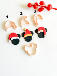 Santa Hat Mouse Clay Cutter Set - Christmas Earring & Charm Tool