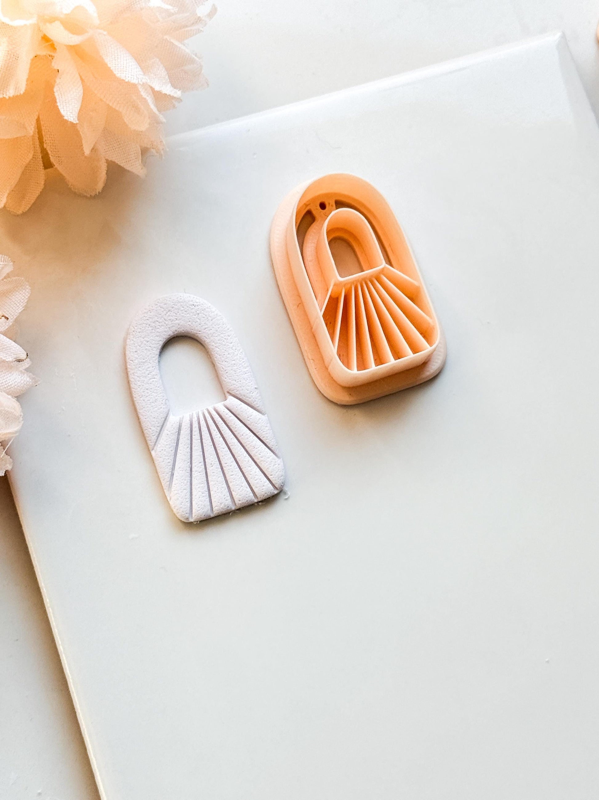Daybreak Clay Cutter – Sunrise Arch Polymer Clay Earring Tool
