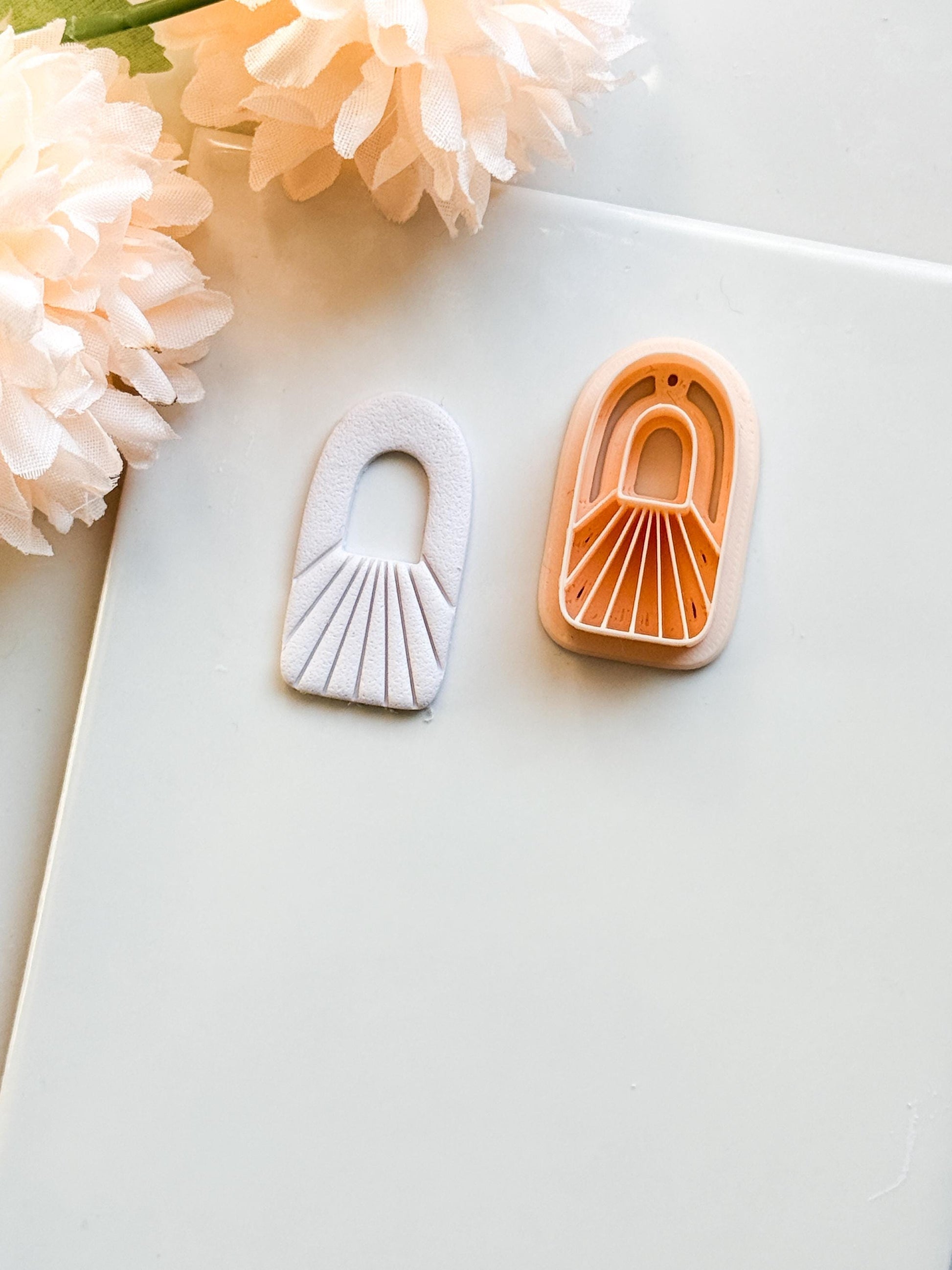 Daybreak Clay Cutter – Sunrise Arch Polymer Clay Earring Tool