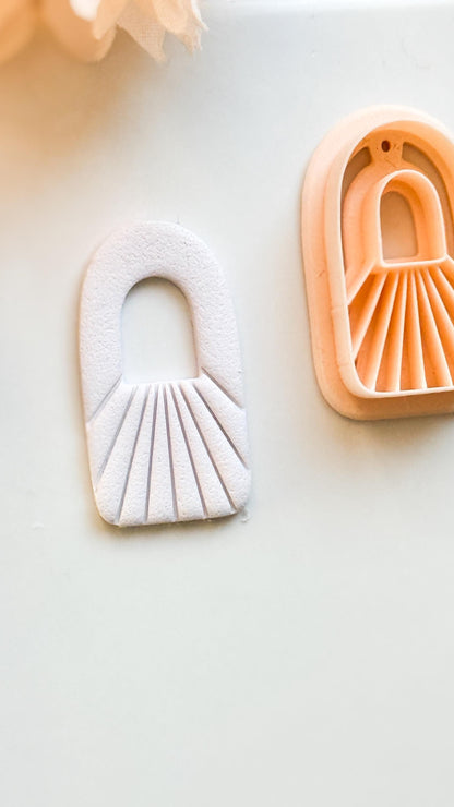 Daybreak Clay Cutter – Sunrise Arch Polymer Clay Earring Tool
