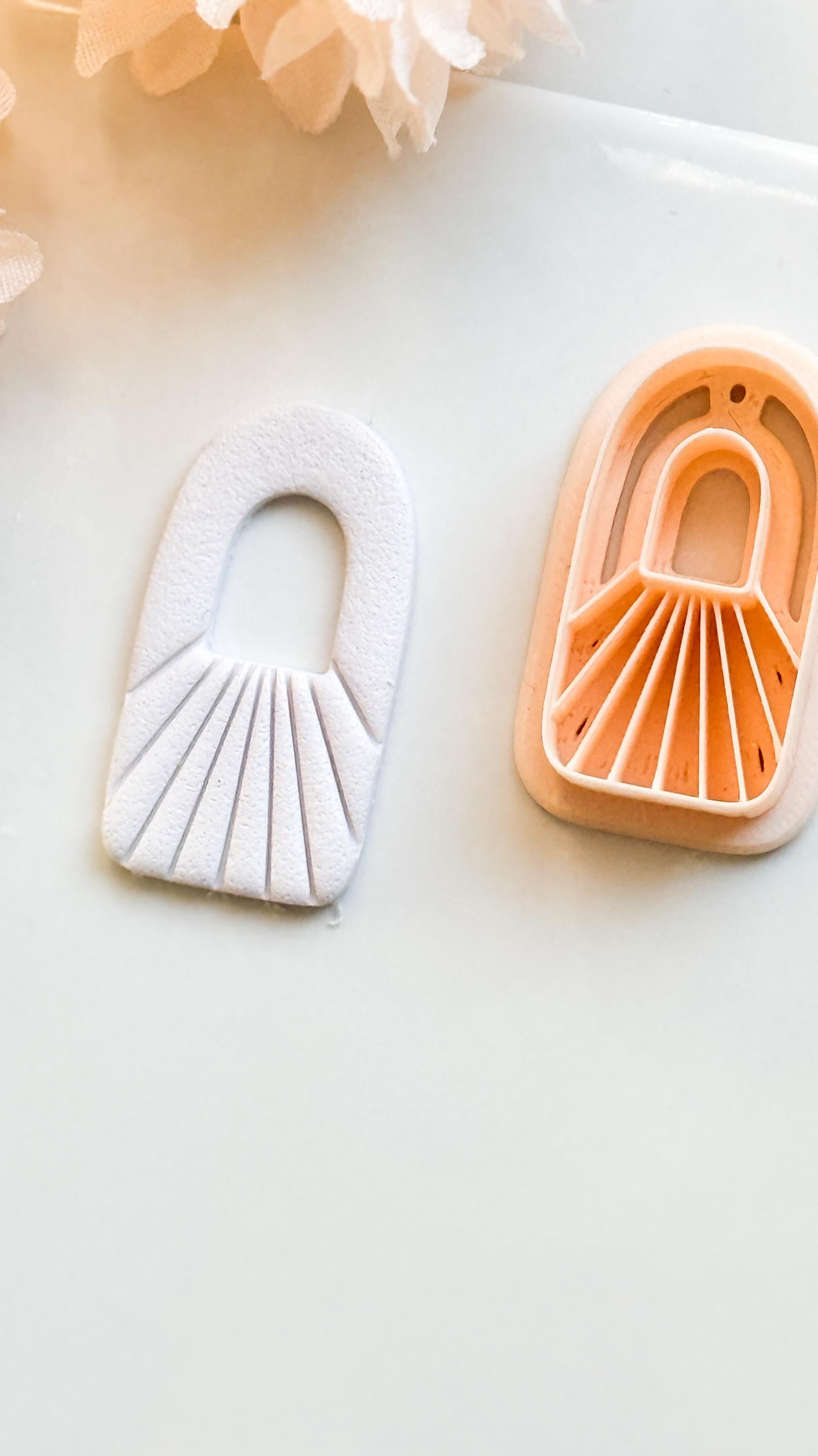 Daybreak Clay Cutter – Sunrise Arch Polymer Clay Earring Tool