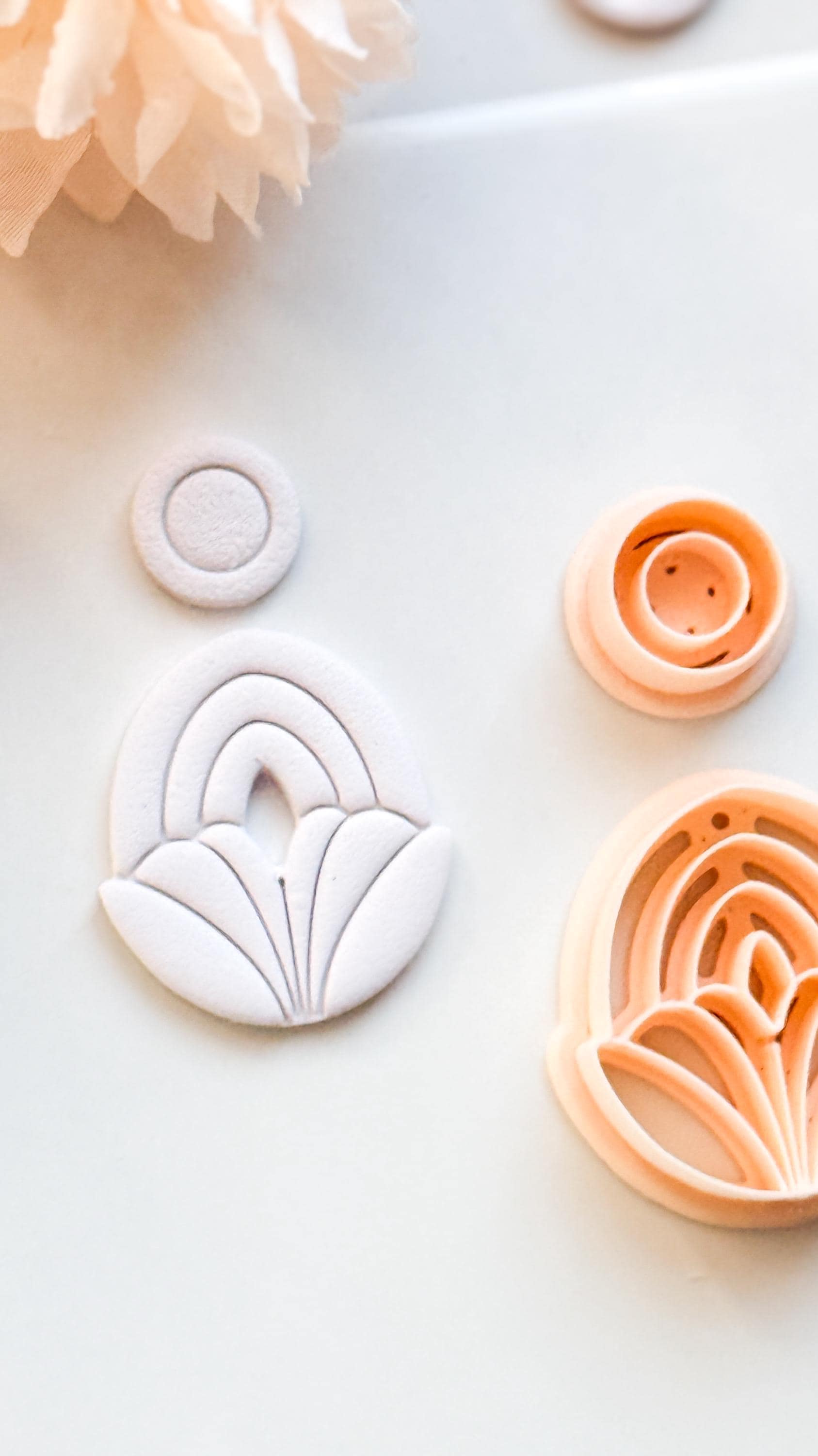Lilune Clay Cutter – Floral Arch Polymer Clay Earring Tool