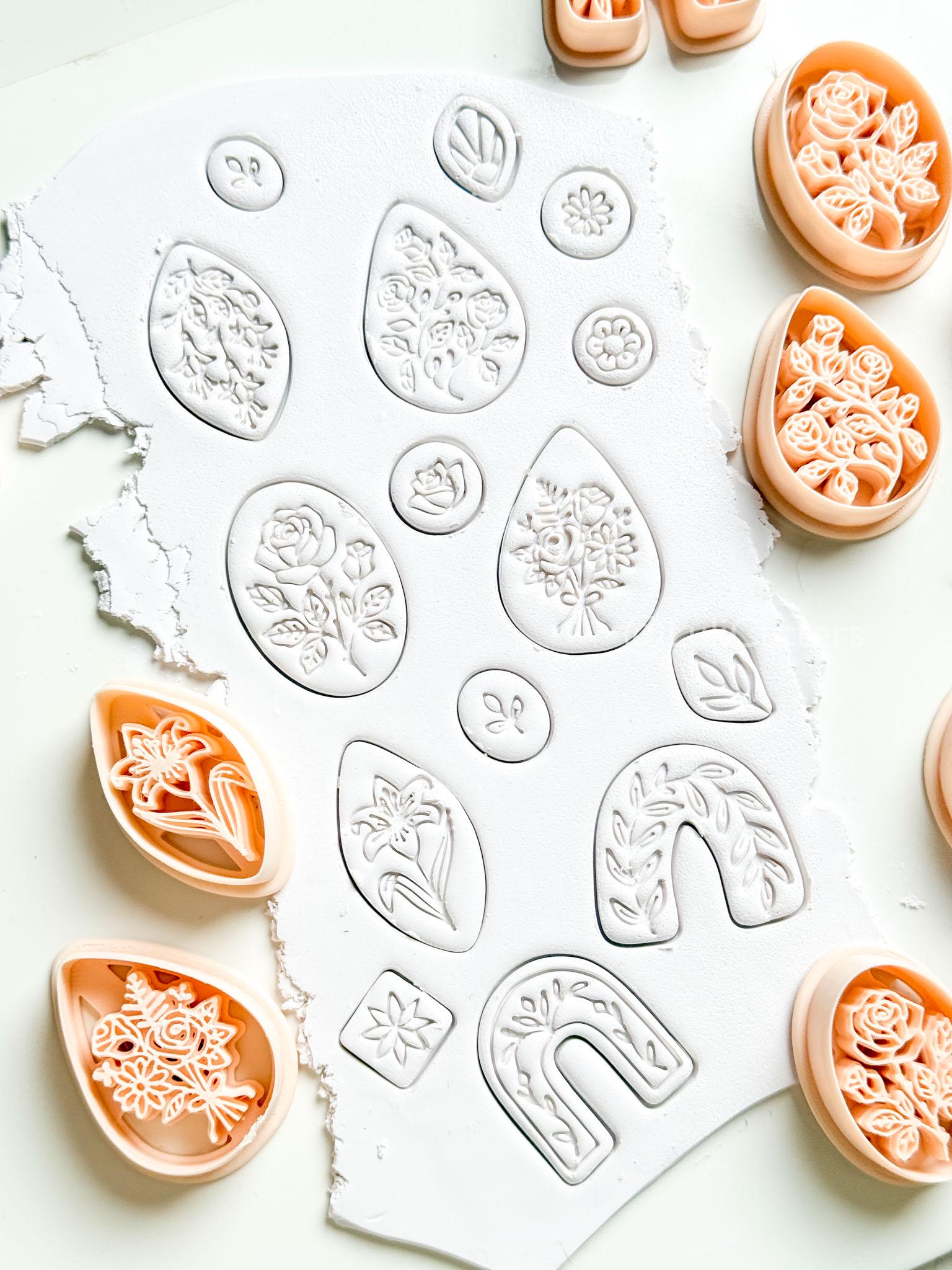 Lilly of the Valley Clay Cutter: Layered Floral Drop Design